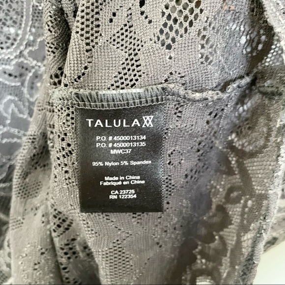 Aritzia Talula Lace Top Gray - Picture 6 of 6